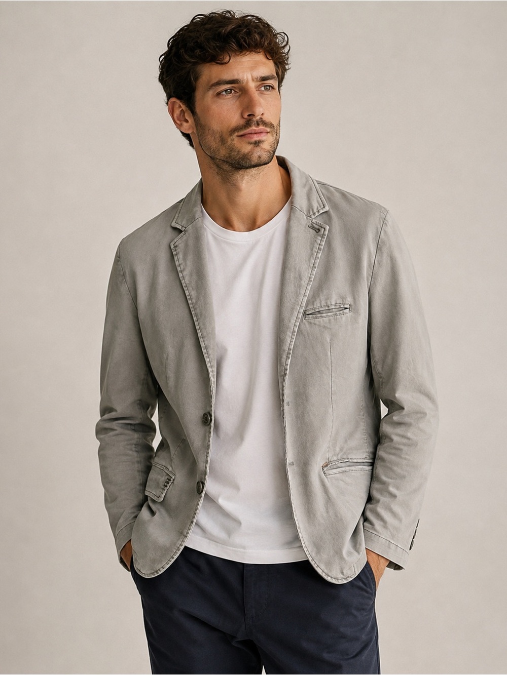 Pull&Bear Men’s Olive Casual Blazer M